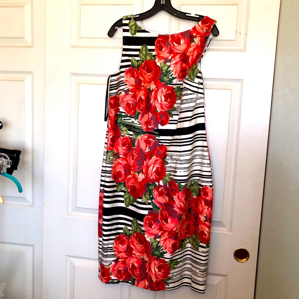 NWT David Meister Floral Dress, Size 16